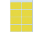 Afbeeldingen van Herma etiket, 26 x 40 mm, verpakking 40 stuks, 3691, geel