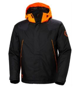 Afbeeldingen van Helly hansen jack chelsea evolution zwart/oranje