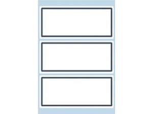 Afbeeldingen van Herma etiket schrift, verpakking 18 stuks, 36 x 80 mm, 5711, kader grijs