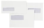 Afbeeldingen van Envelop Quantore 110x220mm venster 3x10cm links zelfklevend 25 stuks