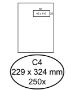 Afbeeldingen van Envelop Quantore C4 229x324mm venster 4x11cm rechts zelfklevend 250st