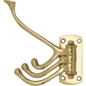 Afbeeldingen van Wb hoedhaak wende draaibaar messing
