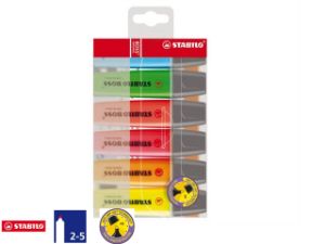 Afbeeldingen van Markeerstift STABILO BOSS 70/6 assorti blister à 6 stuks