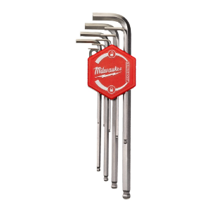Afbeeldingen van MILWAUKEE® Inbussleutel set Kogelkop (9-delig)
