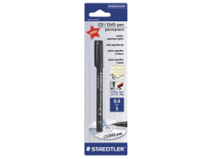 Afbeeldingen van Staedtler cd/dvd marker, 310-9cdbkd, zwart