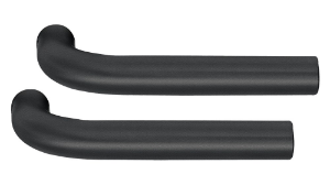 Afbeeldingen van Oxloc Deurkruk L-model mat zwart RVS