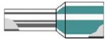 Afbeeldingen van Weidmüller adereindhuls zwart 1,5mm²  (100)