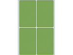 Afbeeldingen van Herma etiket, 52 x 82 mm, verpakking 128 stuks, 2495, groen