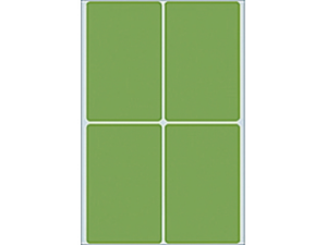 Afbeeldingen van Herma etiket, 52 x 82 mm, verpakking 128 stuks, 2495, groen