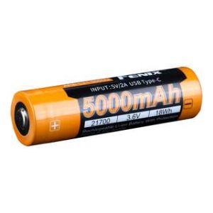 Afbeeldingen van Fenix oplaadbaar batterij 21700 5000 mAh