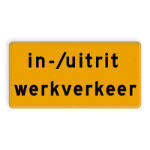 Afbeeldingen van Bordalu+tekst klasse3 gl/zw 40x60cm