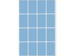 Afbeeldingen van Herma etiket, 25 x 40 mm, verpakking 512 stuks, 2453, blauw