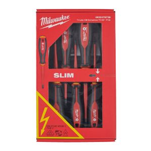 Afbeeldingen van MILWAUKEE® Schroevendraaierset VDE Tri-lobe SL/PH (7-delig)