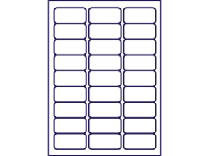 Afbeeldingen van Avery etiket, 63.5 x 29.6 mm, verpakking 675 stuks, l4737rev-25