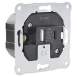Afbeeldingen van Q-Link charger element inbouw - USB A/C - universeel