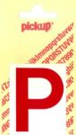 Afbeeldingen van Pickup letter p 60mm rood