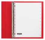 Afbeeldingen van Tabbladen Quantore 23-gaats 1-10 genummerd wit PP