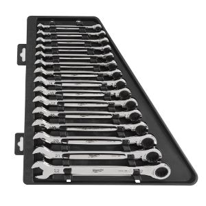 Afbeeldingen van MILWAUKEE® Ringratel-steeksleutelsets MAXBITE™ 8-22mm