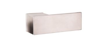 Afbeeldingen van Fm deurkruk square gev.op rozet rvs