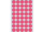 Afbeeldingen van Herma etiket rond, 19 mm, verpakking 960 stuks, 2256, fluor rood