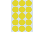 Afbeeldingen van Herma etiket rond, 32 mm, verpakking 480 stuks, 2271, geel