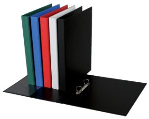 Afbeeldingen van Ringband Quantore A4 2-rings D-mech 20mm PP assorti
