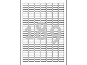 Afbeeldingen van Avery etiket, 25.4 x 10 mm, verpakking 4725 stuks, l4731rev-25