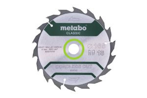 Afbeeldingen van Metabo cirkelzaagblad HW/CT 165x20 18 WZ