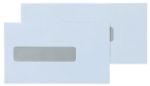 Afbeeldingen van Envelop Quantore 109x224mm midden venster 25x110mm 500 stuks