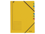 Afbeeldingen van Leitz sorteermap, a4, 7 vaks, 39070015, geel