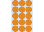 Afbeeldingen van Herma etiket rond, 32 mm, verpakking 360 stuks, 2274, fluor oranje