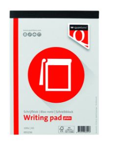 Afbeeldingen van Schrijfblok Quantore A5 blanco 100vel 60 gr