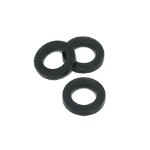 Afbeeldingen van Nylon Paumelle tussenlegring NR 14x8x2mm zwart