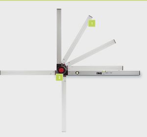 Afbeeldingen van BMI hoekmeter klapbaar   200cm