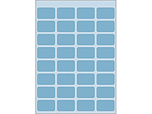 Afbeeldingen van Herma etiket, 12 x 19 mm, verpakking 160 stuks, 3643, blauw
