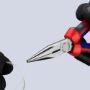 Afbeeldingen van KNIPEX Platspitse tang met zijsnijder, (radiotang) 160