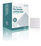 Afbeeldingen van Klinion Hg Compres Hydrofiel Gaaskompres 10x10cm 12 Lagen 100x1st 111085 Steriel
