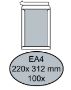 Afbeeldingen van Envelop Quantore bordrug EA4 220x312mm zelfklevend wit 100 stuks
