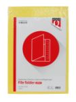 Afbeeldingen van Dossiermap Quantore folio 300gr geel