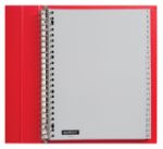 Afbeeldingen van Tabbladen Quantore 23-gaats 1-100 genummerd grijs PP