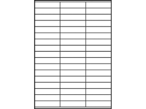 Afbeeldingen van Zweckform etiket, 70 x 16.9 mm, verpakking 5100 stuks, 3420