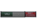 Afbeeldingen van Posta infobord, 125 x 30 mm, vrij/niet storen, 39203