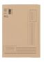 Afbeeldingen van Vouwmap Quantore A4 ongelijke zijde 250gr beige