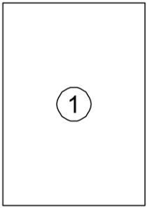 Afbeeldingen van Etiket Quantore 210x297mm 100 stuks