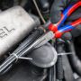 Afbeeldingen van KNIPEX Platspitse tang met zijsnijder, (telefoontang) 200