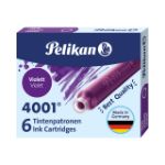 Afbeeldingen van Pelikan inktpatroon, verpakking 6 stuks, 301697, violet