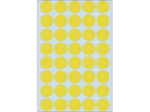 Afbeeldingen van Herma etiket rond, 19 mm, verpakking 1280 stuks, 2251, geel