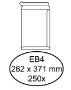 Afbeeldingen van Envelop Quantore akte EB4 262x371mm zelfklevend wit 250 stuks