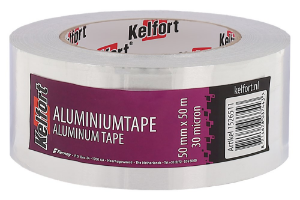 Afbeeldingen van Kelfort Aluminiumtape 30 micron 50mm x 50 meter