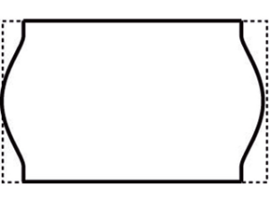 Afbeeldingen van Open-Data prijsetiket, 26 x 16 mm, q261602w0, t.b.v. s14, afneembaar, wit